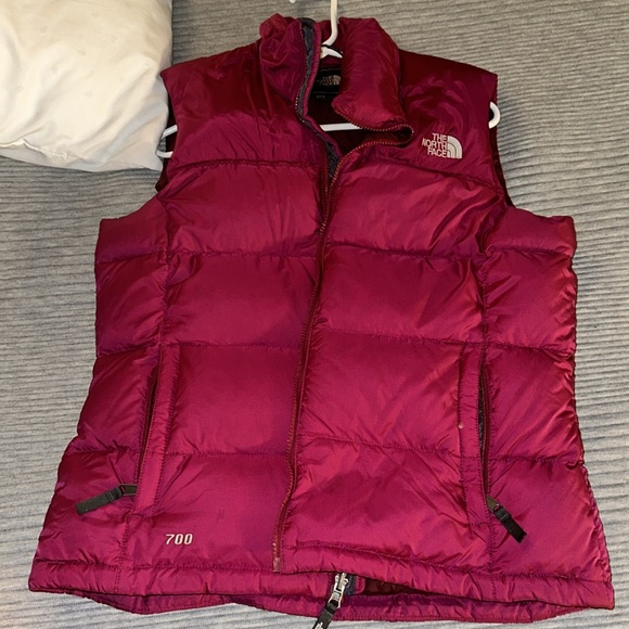 The Northface pink puffer vest jacket - Picture 3 of 3